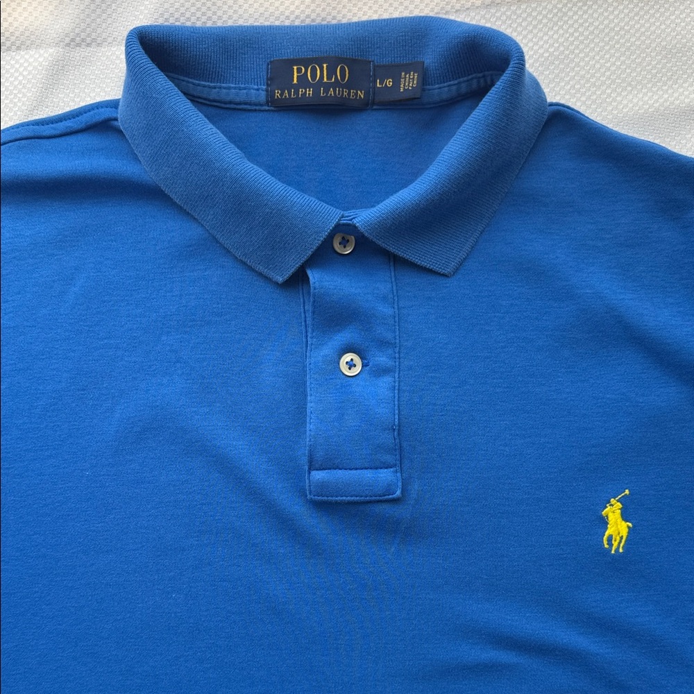Polo by Ralph Lauren Men's Royal Blue Polo Shirt